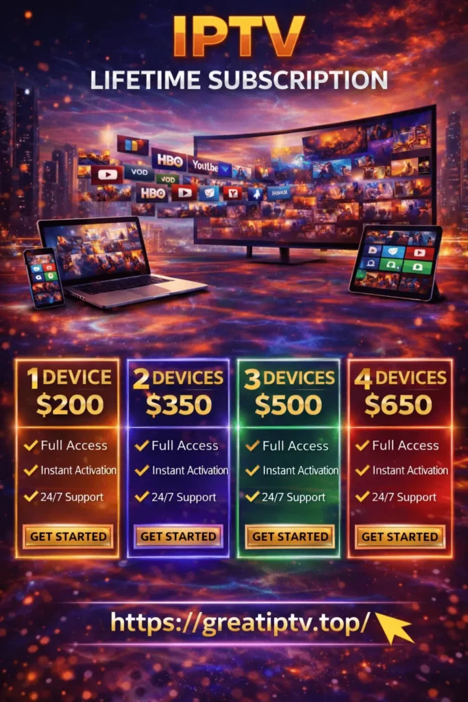IPTV Lifetime Subscription